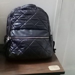 Black Quilted Backpack